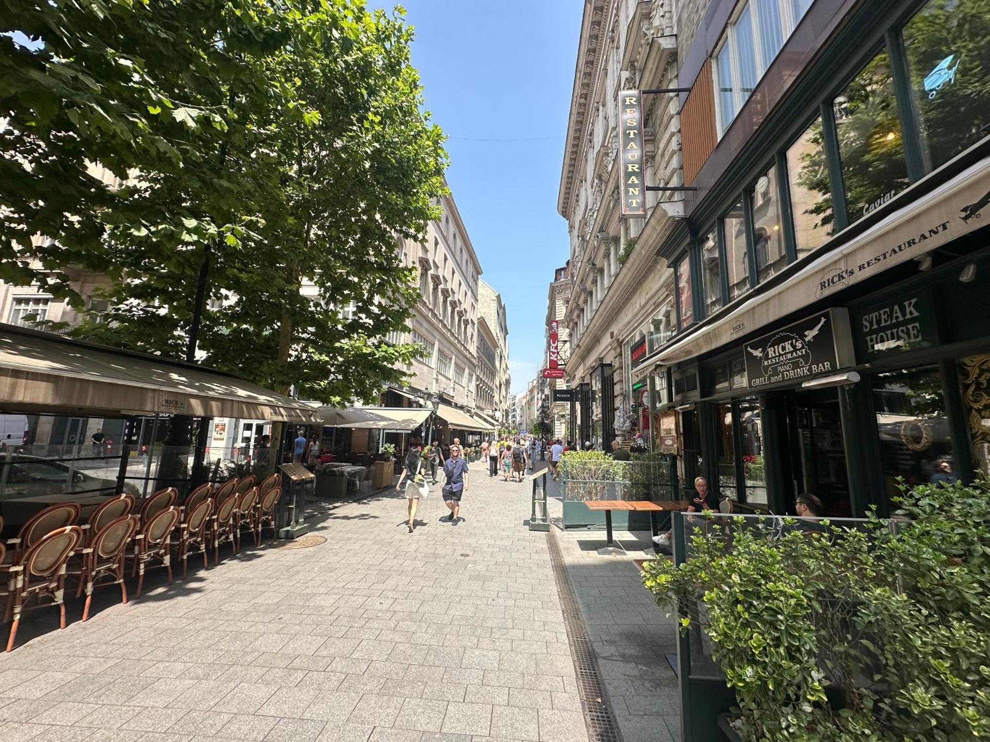 Bright Apartment In The Most Beautiful Street Of Budapest Vaci Street, Fashion Street Esterno foto